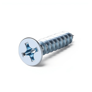 Tapping Screws Metric Class 4.<b>8</b> Sink Head Phillips <b>Iron</b> Fasteners For Metal High Strength Grade B - Product Image 1
