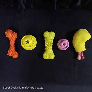 आक्रामक चबाने वाले के लिए अमेरिका बड़ी नस्ल कुत्ते चउ खिलौने टिकाऊ tpr/प्राकृतिक रबर/tpe सिलिकॉन और नायलॉन सामग्री - Product Image 3