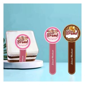 Autocollants d'étanchéité longs faits main FX personnalisés pour emballage cadeau, étiquettes autocollantes pour mini gâteaux, chocolats, bonbons et snacks - Product Image 2