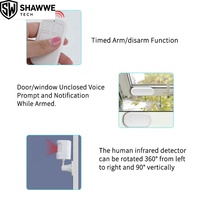 Sistema de Alarma Inalámbrico para el Hogar Tuya Smart de 433 MHz, Portátil, WiFi, GSM