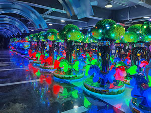 MSKY <span class=keywords><strong>KA</strong></span>-615 <span class=keywords><strong>Tour</strong></span> musicale en fibre de verre pour enfants, 3 places, pour manèges intérieurs personnalisables à monnayeur, machine d'amusement - Product Image 5