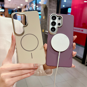 เคสโทรศัพท์แข็งแบบหรูหราสำหรับ Samsung Galaxy S26 Ultra S25 S24 S23 FE S22 Ultra Plus รองรับการชาร์จไร้สายแบบแม่เหล็ก ป้องกันการกระแทก - Product Image 5