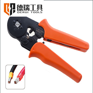 คีมย้ำสายไฟ Derui Tools HSC8 6-4 ขนาด 0.25-10 มม. AWG23 สำหรับขั้วต่อแบบท่อ  แบบเข้าด้านหน้า - Product Image 4