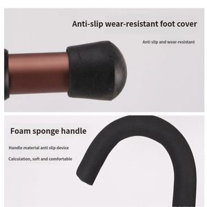 Canne pliante multifonctionnelle avec siège de soutien pour personnes âgées, <span class=keywords><strong>hauteur</strong></span> réglable, aide les personnes âgées à marcher, les aide à se déplacer - Product Image 4