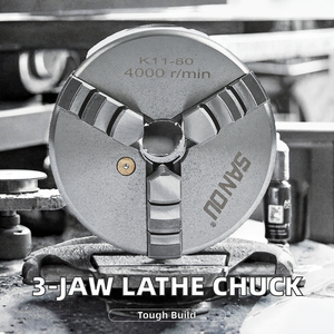 Máy khoan mini Chuck máy tiện công cụ thép carbon cao 3 hàm Hướng dẫn sử dụng mềm tự định tâm 2 Thanh gắn hàm thép carbon cao - Product Image 2