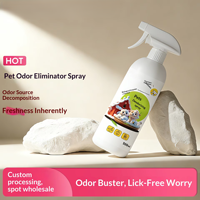 Spray Éliminateur d'Odeurs pour Animaux de Compagnie de Haute Qualité 500ml, Désodorisant Enzymatique Biologique, Éliminateur d'Odeurs d'Urine de Chien, Chat, Hamster, Désodorisant d'Intérieur
