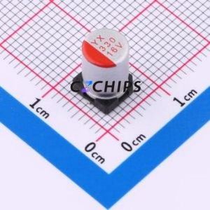 SPT1CM331E09TRVZC ตัวเก็บประจุแบบแข็ง SMD, D6.3xL9 มม. ( ความจุ: 330uF ) ( ความแม่นยำ: 20% แรงดันไฟฟ้าที่กำหนด: 16V ) - Product Image 1