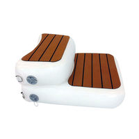 ICEGALAX meilleurs accessoires de baignoire plongeante froide Portable escalier gonflable pliable Portable avec marches gonflables anti-dérapantes en Eva