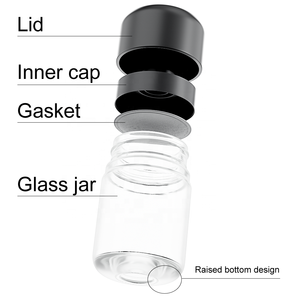 Tarro de miel de vidrio transparente de grado alimenticio de buena calidad 120Ml 4Oz para envasado de alimentos - Product Image 3