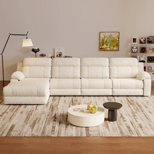 Juego de Muebles de Sala de Estar Modernos, Venta Directa de Fábrica, Personalizable al por Mayor, Sofá Reclinable de Tela, Sofá Reclinable Eléctrico para Oficina, Cine o Proyectos - Product Image 4