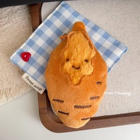 Xiaohongshu Pendentif porte-clés en peluche réaliste Patate douce rôtie au miel, Breloque Légume-Fruit, 5-7 ans, Yiwu