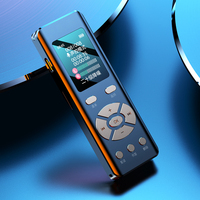 Enregistreur vocal professionnel mini, double micro, suppression du bruit, USB WAV, dictaphone portable à clipser pour réunions, ajustement personnalisé, direct usine