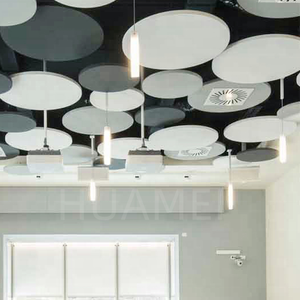 <span class=keywords><strong>Plafond</strong></span> suspendu <span class=keywords><strong>acoustique</strong></span> en fibre de verre High-NRC 0.9 avec absorption <span class=keywords><strong>acoustique</strong></span> dynamique à fréquence spécifique pour les zones commerciales ouvertes - Product Image 4