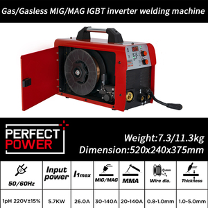 Máquina de soldadura <span class=keywords><strong>MIG</strong></span> MAG, soldadura de flujo <span class=keywords><strong>MIG</strong></span> <span class=keywords><strong>TIG</strong></span> MMA sin Gas, soldador multifunción portátil 4 en 1, inversor DIY, 60 inversores <span class=keywords><strong>Esab</strong></span> - Product Image 4