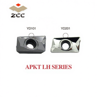 ZCC CT APKT Milling Inserts YD101 APKT11T308 LH Carbide Inserts Acme Thread Turning Carbide Inserts for Aluminum Processing