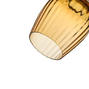 Винтажные винтажные бокалы с вертикальными полосами в ребристые бокалы для коктейля - Product Image 6