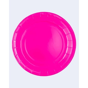 Party Love 8 Fuchsia 23cm China Party Tableware Elegant <b>Decorative</b> <b>Plates</b> for Festive Occasions - Product Image 1