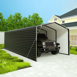 10*15 FT robuste métal véhicule <span class=keywords><strong>abri</strong></span> <span class=keywords><strong>abri</strong></span> <span class=keywords><strong>de</strong></span> voiture auvent protection Garage ombre pour bateaux Automobiles camions Nature pression - Product Image 1