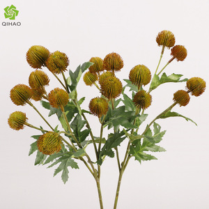 Fleurs artificielles en forme de cône épineux, en plastique blanc, haute simulation, accessoires de décoration pour mariage et maison - Product Image 5