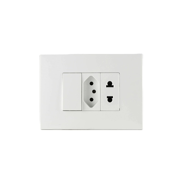 HERMANO OEM Factory Wholesale Middle East 16A Egypt Ethiopia Lebanon Modular Wall Light Electrical Socket Switches IP21 Rated CE