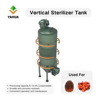YAHUA Nieuwe Hoge-Efficiëntie Automatische Verticale Palmvrucht Gistdodende Koolstofstalen Palmvrucht Stoommachine 5000kg/u Hoge 380V 1 Jaar Garantie