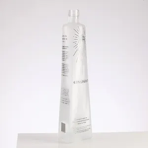 Shandong Navigator Desain Fashion Orisinalitas 750 Ml Minuman Keras Botol Kaca dengan Aluminium Cap