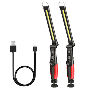 Luz DE TRABAJO COB magnética de Inpesction portátil, lámpara de trabajo de mantenimiento recargable LED automática plegable con Base para reparación de automóviles - Product Image 1