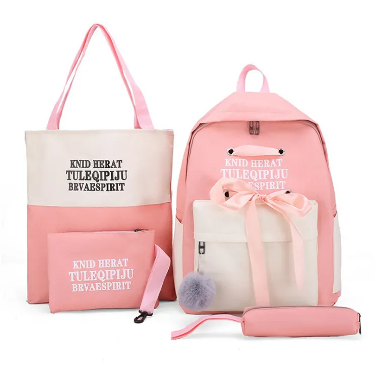 Nuovo disegno mochilas bookbag sacchetto di scuola delle ragazze set sacchetto di scuola dello zaino