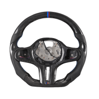 Pour volant de direction pour les séries 3/6/7 F10/F20/F30/X5/F15/X6/F16/F25/F26/M2/F87/M3/F80/M4/F82/E90/E60 Cuir Fibre de carbone