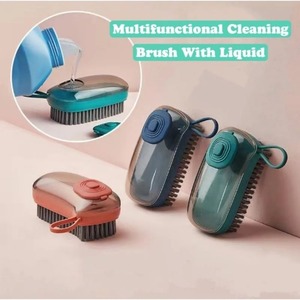 Cepillo de Limpieza Líquido Multifuncional con Dispensador de Jabón Incorporado, Cerdas Suaves para Zapatos, Ropa, Ollas de Cocina y Limpieza del Hogar - Product Image 3