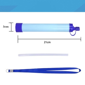 Purificateur d'eau <span class=keywords><strong>de</strong></span> <span class=keywords><strong>survie</strong></span> en plein air, filtre à eau portable pour boire directement, paille filtrante, équipement <span class=keywords><strong>de</strong></span> camping - Product Image 2