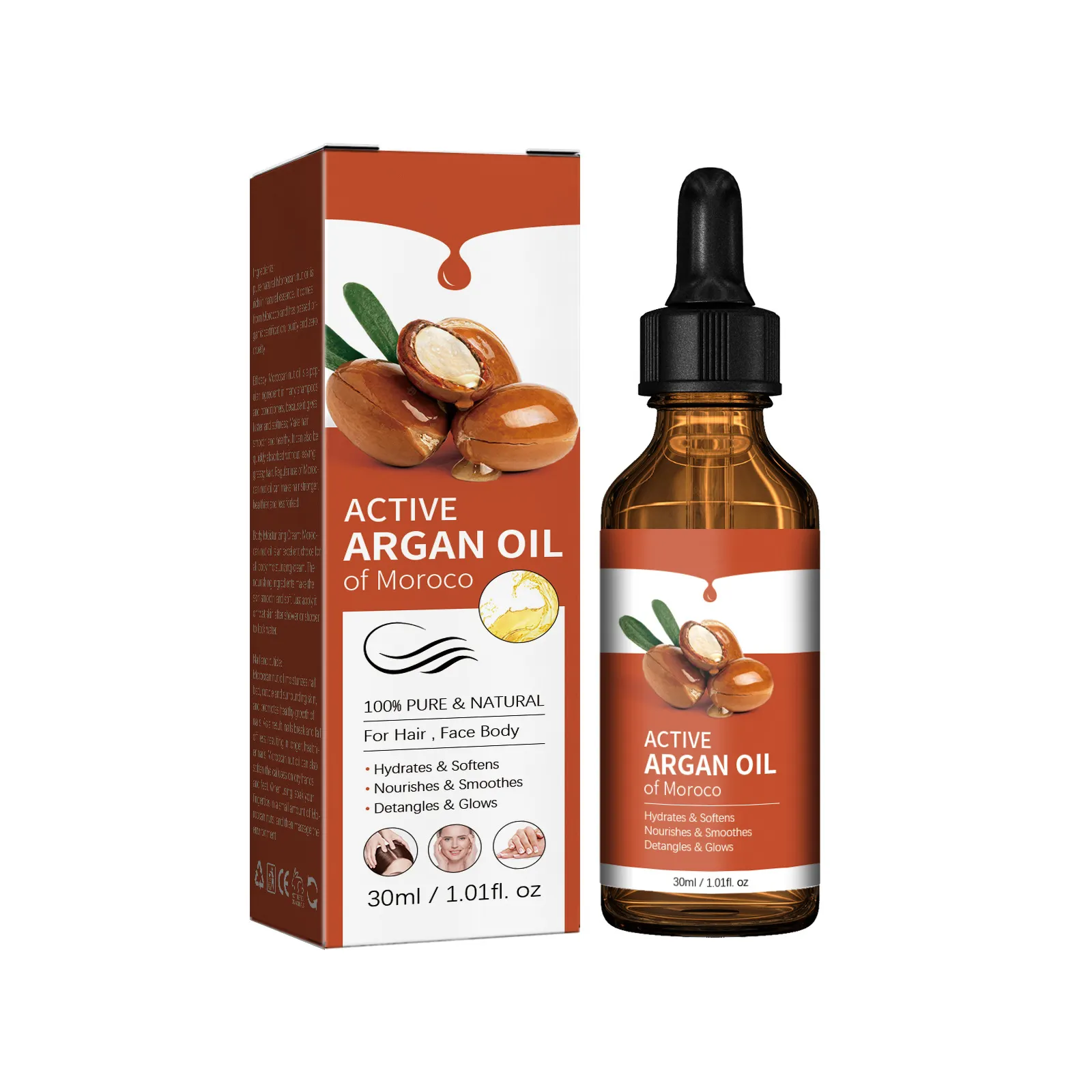 Hair Growth Oils Pure Natur Moroccan Argan Essential Oil For Hair Care