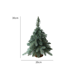 Mini sapin de Noël artificiel de 30 cm, décoration de table, <span class=keywords><strong>petit</strong></span> arbre de Noël pour le bureau, la maison, les fêtes - Product Image 3