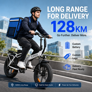 Bicicleta Eléctrica para Mensajería, Llanta Gruesa de 20 Pulgadas, 128 km de Autonomía, Bicicleta Eléctrica de Carga con Batería Grande, Opciones Personalizadas de Venta al Por Mayor, 750W - Product Image 1