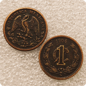 Monete Commemorative in Stile Antico da 1 <span class=keywords><strong>Centavo</strong></span> del Messico 1899-1905 - Product Image 6