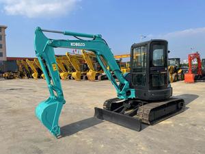 Miniexcavadora Kobelco SK55SR Usada de Alta Calidad, Excavadora de Cadenas de 5 Toneladas, en Buen Estado para la Venta - Product Image 3