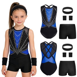 Conjunto de Leotardo para Niñas de 6 a 16 Años, para Danza Contemporánea, Gimnasia, Actuaciones de Danza, Competiciones de Gimnasia y Espectáculos - Product Image 3