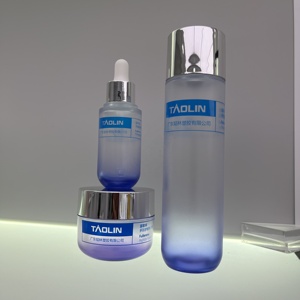 Ensemble de bouteilles PETG Taolin avec pulvérisateur dégradé bicolore + couvercle plaqué <span class=keywords><strong>pour</strong></span> soins de la peau, <span class=keywords><strong>mousse</strong></span> coiffante, lotion personnalisée, LOGO - Product Image 5