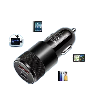 Cargador de Coche USB Tipo-C 18W + 3,0 Carga Rápida 12W Salida 15W Protección Compatible PD Tipo C Teléfonos Móviles Otros Dispositivos QC3.0 - Product Image 2