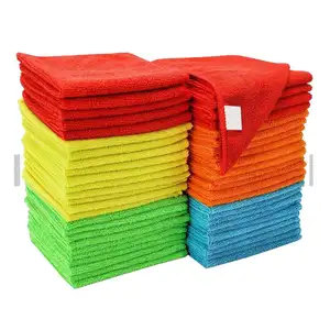 40*40cm 80 Polyester 20 Polyamide Microfiber Car Wash Towel Cleaning Cloth Kitchen Dish Towel