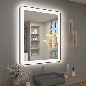 Factory Custom LED <strong>Bathroom</strong> Mirror Smart Touch <strong>Sensor</strong> Illuminated <strong>Lighted</strong> Wall Mount Mirrors - Product Image 1