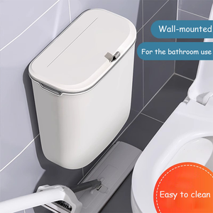 Xing You <span class=keywords><strong>Poubelle</strong></span> <span class=keywords><strong>murale</strong></span> en plastique pour la cuisine à domicile avec design simple et couvercle pour <span class=keywords><strong>poubelle</strong></span> <span class=keywords><strong>de</strong></span> <span class=keywords><strong>salle</strong></span> <span class=keywords><strong>de</strong></span> <span class=keywords><strong>bain</strong></span> - Product Image 5