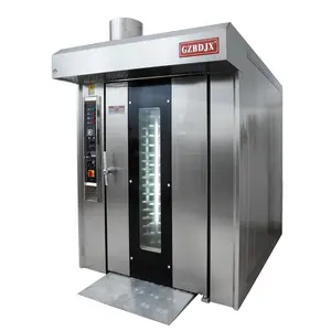 32 Trays Industrial Rotary Convection Baking Bread Electric Gas Diesel Rack Conventional Bakery Oven