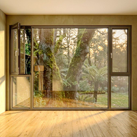 Ventanas Abatibles y Giratorias con Aislamiento Acústico y Resistencia a Huracanes, Vidrio Templado y Marco de Aluminio