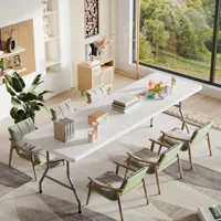 Haute qualité 60 pouces 5ft CE couleur 5 pieds pliable fête mariage événements salle à manger en plein air Portable Table pliante en plastique