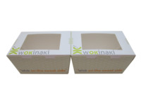 Boîte d'emballage en papier pour pâtisserie, gaufres, biscuits, desserts, gâteaux, avec logo personnalisé, en gros, de qualité alimentaire