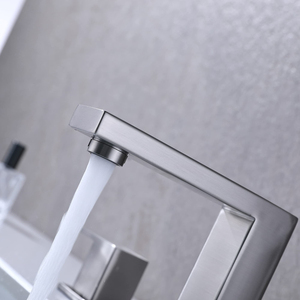 ก๊อกน้ำห้องน้ำแบบสองมือจับ Aquacubic พร้อมท่อน้ำมาตรฐาน CUPC และท่อระบายน้ำแบบกดโลหะพร้อมระบบป้องกันน้ำล้น - Product Image 5