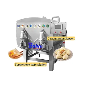 Baiyu Professional Minced Meat Mixing Machine Meat Tumbler Marinator for Dumpling Steamed Bun Preparation