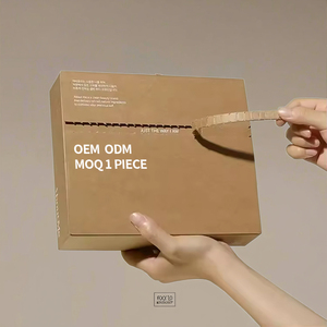 Tùy chỉnh giấy sóng vận chuyển Giày hộp đóng gói giao hàng quần áo xé Dải Giày bưu phẩm Bao bì hộp giấy - Product Image 2