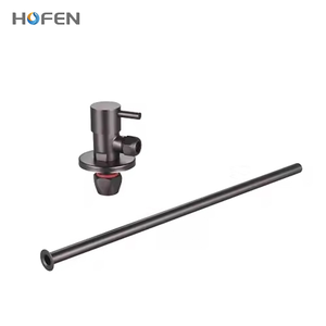 Ensemble de robinets d'angle en laiton pour salle de bain, couleurs assorties, haute qualité, eau chaude et froide, pour lavabo, salle de bain et cuisine - Product Image 4